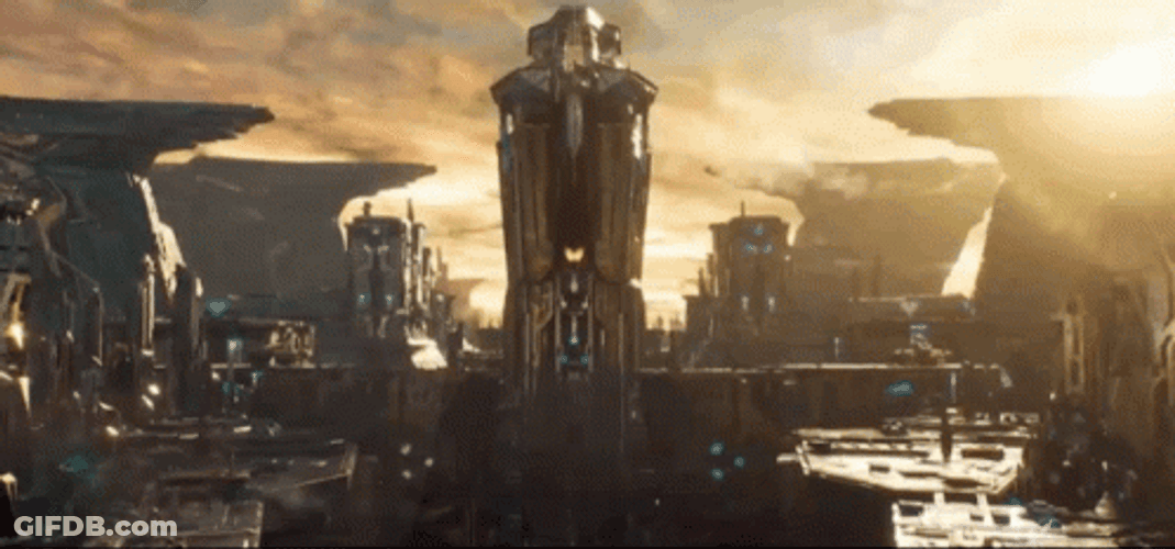 Civilization Beyond Earth Car Flying Toward Building GIF