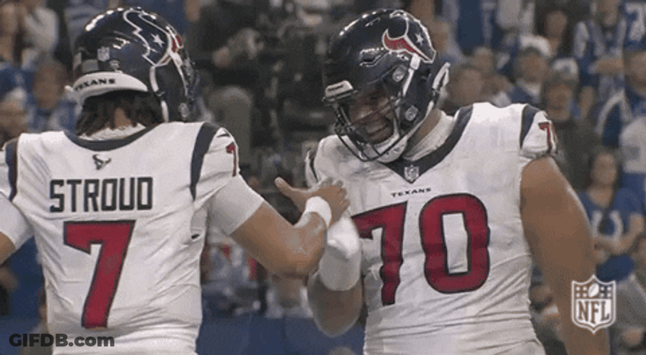 Cj Stroud Houston Texas Handshake GIF