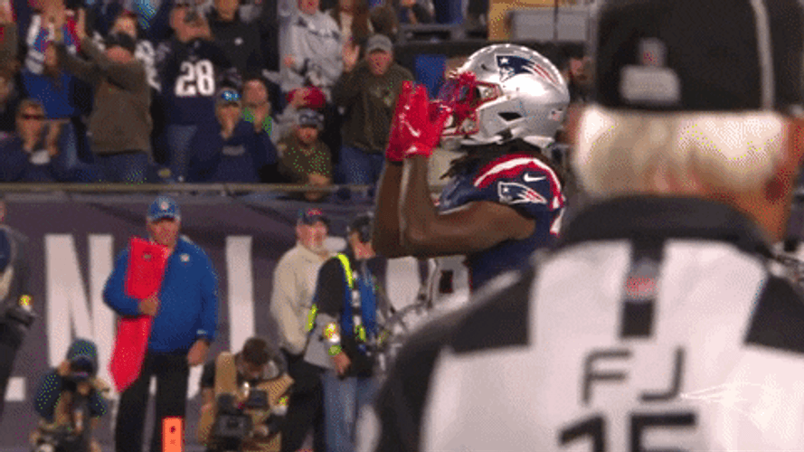 CJ Stroud Score Celebration Crowd Kiss GIF