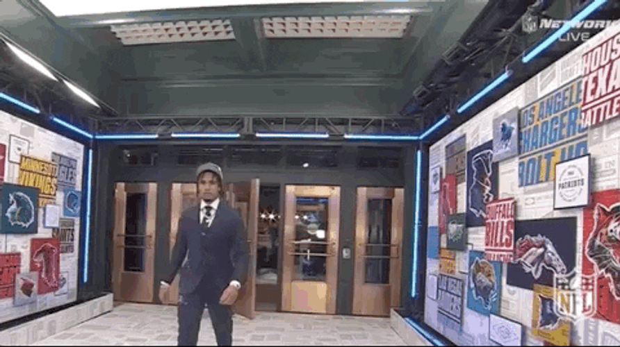 Cj Stroud Walking Heart Up Sign GIF