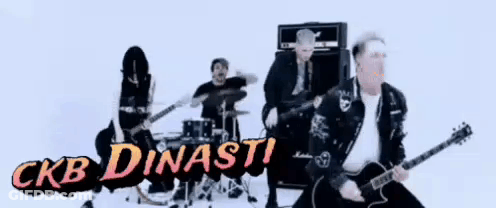 CKB Dinasti Playing Guitars And Drums GIF