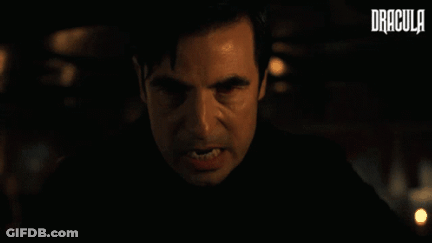Claes Bang Dracula Close Up GIF