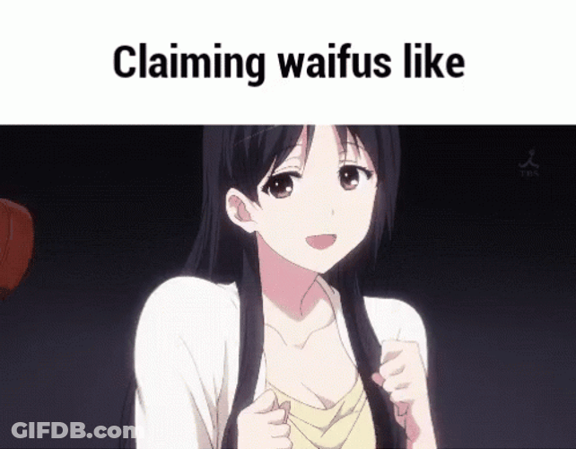 Claiming Waifu Be Like GIF