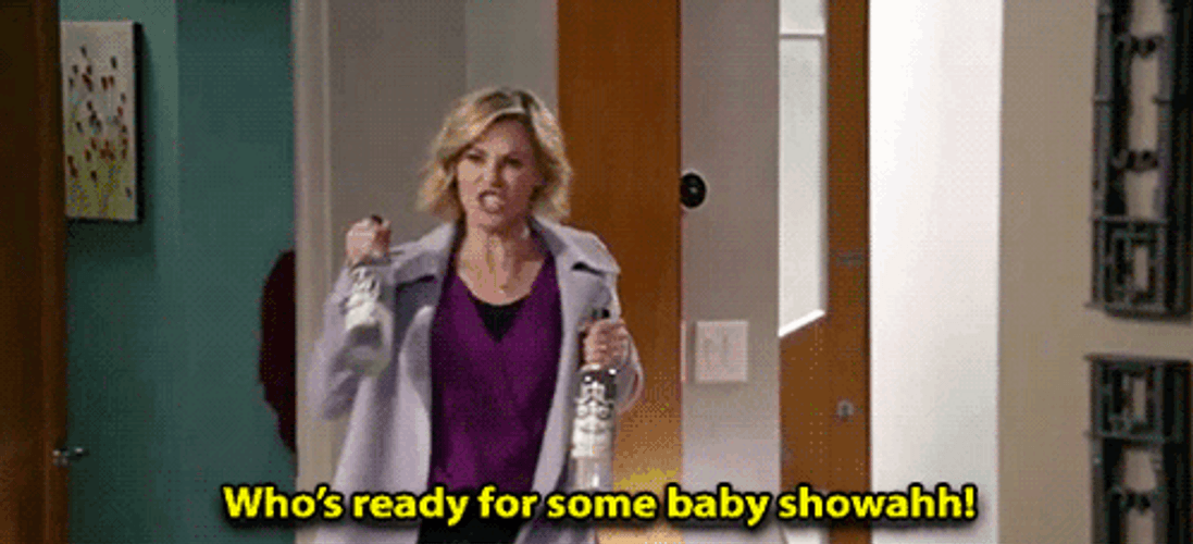 Claire Dunphy Baby Shower GIF