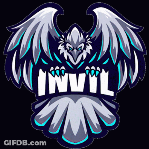 Clan Wars Invil Poster With Purple Ribbon GIF