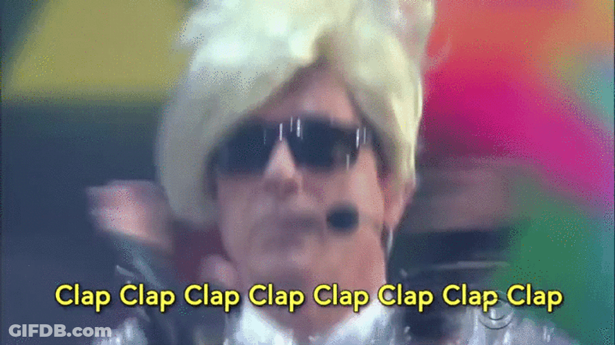 Clap Concert Performance GIF