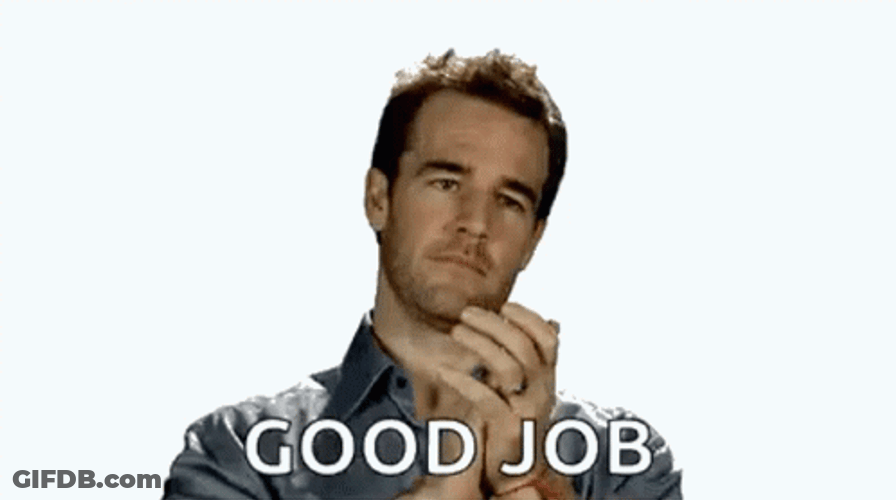 Clap James Van Der Beek GIF
