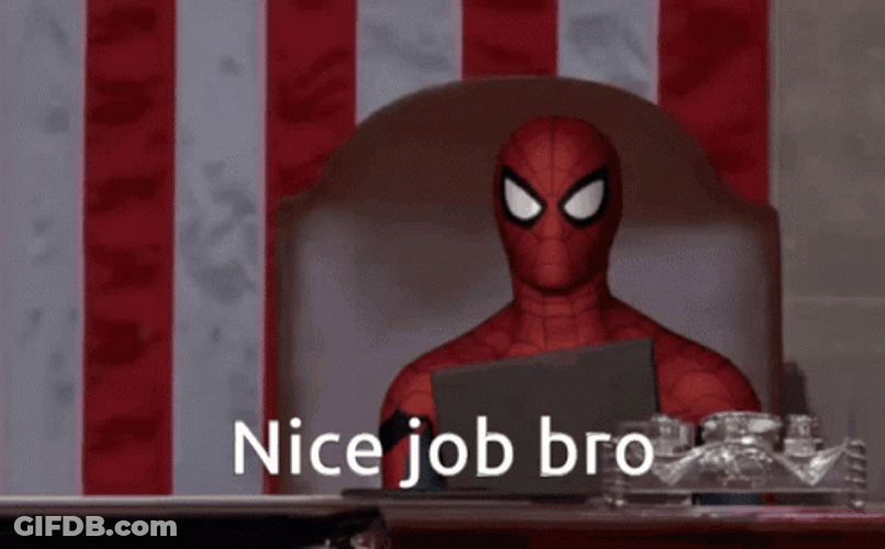 Clap Spiderman Nice Job GIF