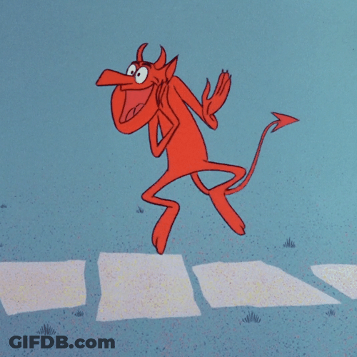 Clapping And Dancing Devil GIF
