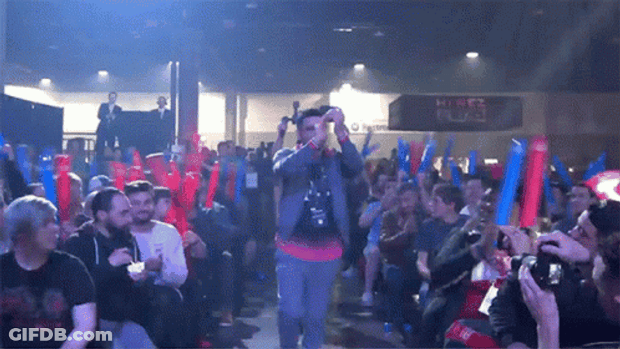 Clapping Crowd Cheering GIF