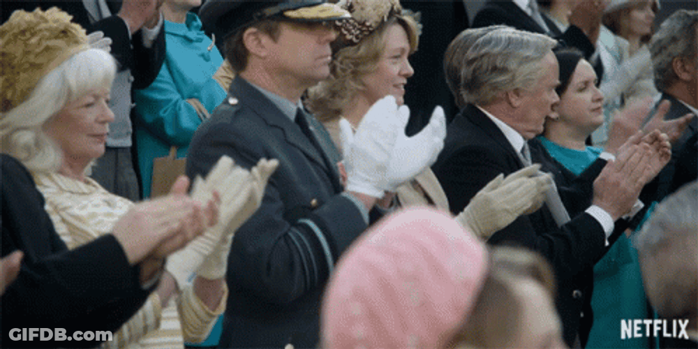 Clapping Crowd Cheering Tribute GIF