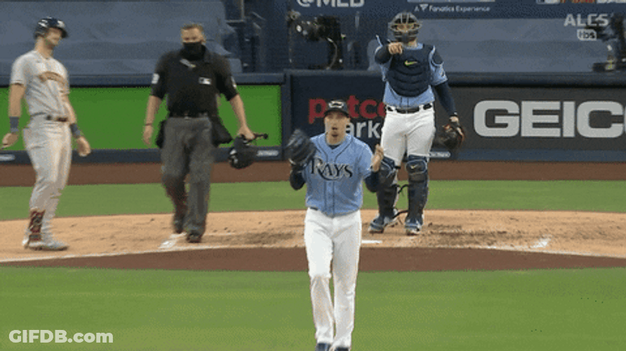 Clapping Glove Blake Snell GIF