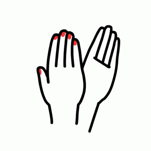 Clapping Hands Round Of Applause Red Cutics GIF