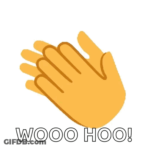 Clapping Hands Wooo Hoo GIF