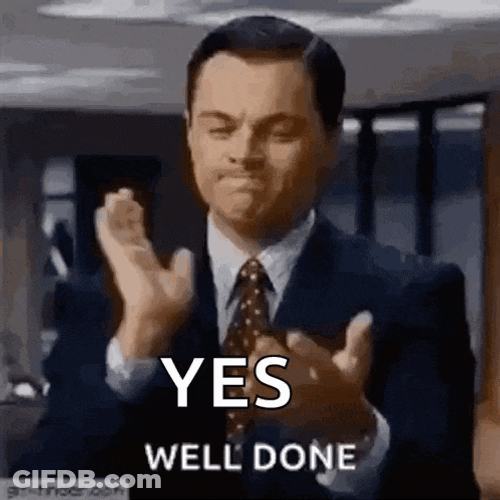 Clapping Leonardo Dicaprio GIF