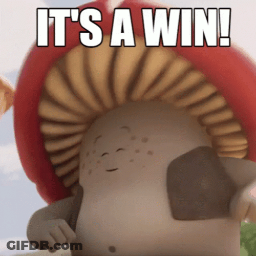 Clapping Mush-Mush It's A Win GIF