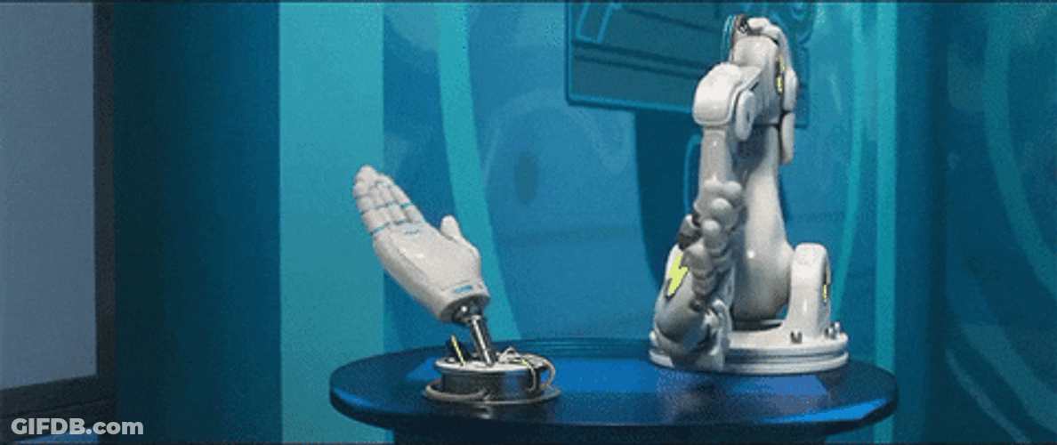 Clapping Robot Machine GIF