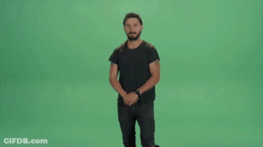 Clapping Shia Labeouf Saying Do It GIF