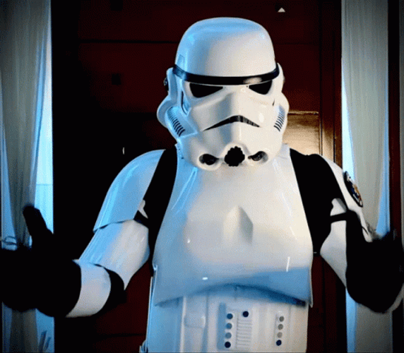 Clapping Stormtrooper GIF
