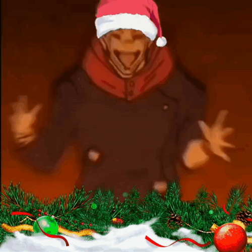 Clapping Sukuna Itadori Christmas Meme GIF