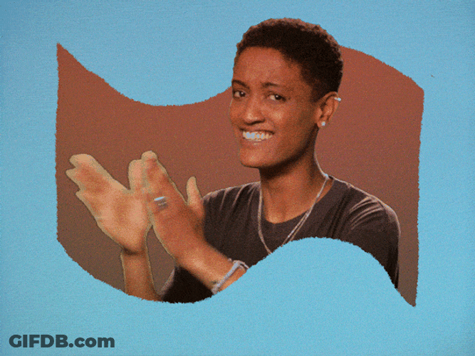 Clapping Teenager Awesome Job GIF
