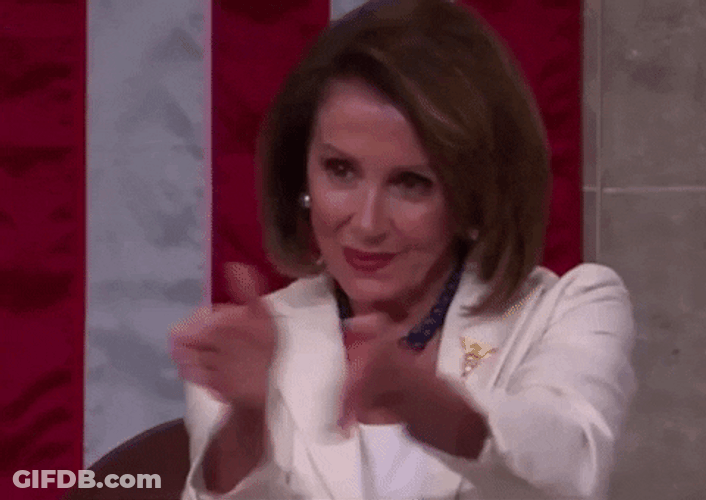 Claps For You Nancy Pelosi GIF