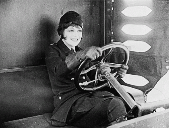 Clara Bow Driving GIF
