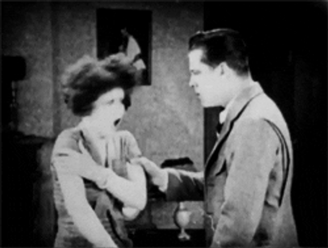 Clara Bow Punching A Man GIF