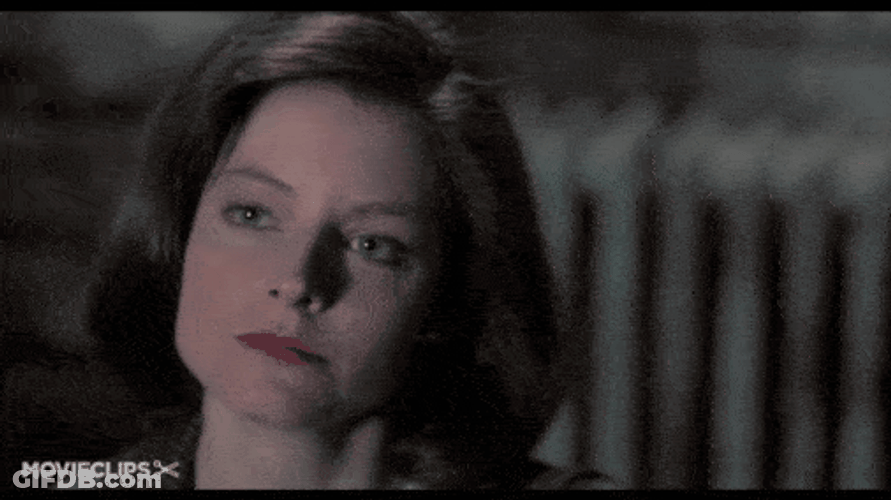 Clarice Talking In Silence Of The Lambs GIF