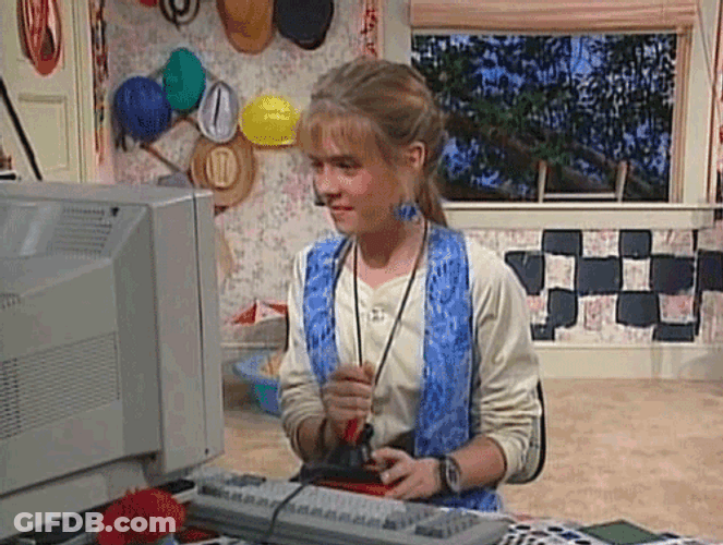 Clarissa Explains It All Gaming Joystick GIF