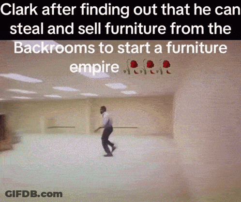 Clark Steals Backrooms Furniture To Start Furniture Empire GIF