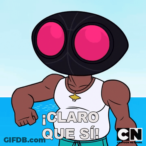 Claro Que Si Manta Negra GIF