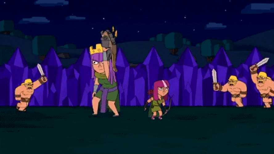 Clash Royale Back To Back Girl Power GIF