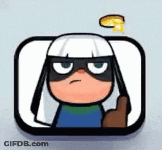 Clash Royale Bandit Amazing Coin Flip GIF