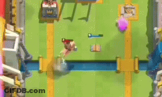 Clash Royale Game Aerial View GIF