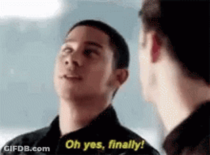 Clasping Hands Finally Meme GIF