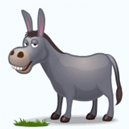 Classic Eating Donkey GIF