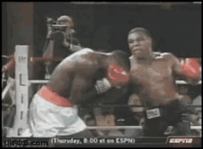 Classic Fight Mike Tyson Knockout GIF