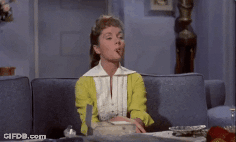 Classic Film Smoking Little Debbie GIF