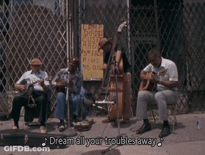 Classic Jazz Band Playing Instruments GIF