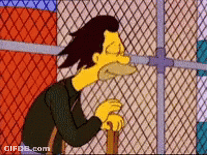 Classic Lenny Leonard The Simpsons GIF