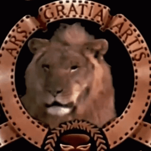 Classic Movie Intro Lion Roar GIF