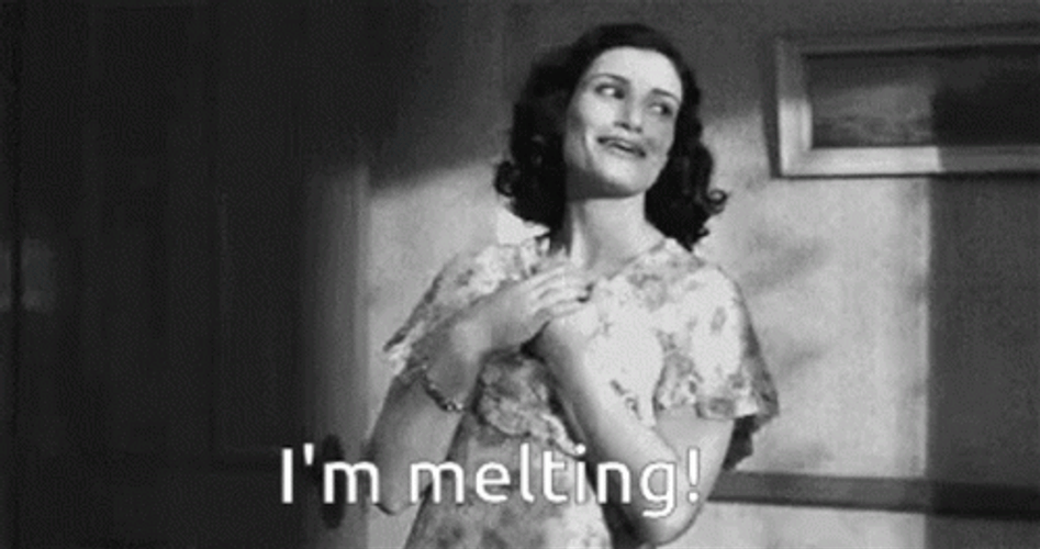 Classic Oldies Movie Clip I'm Melting GIF