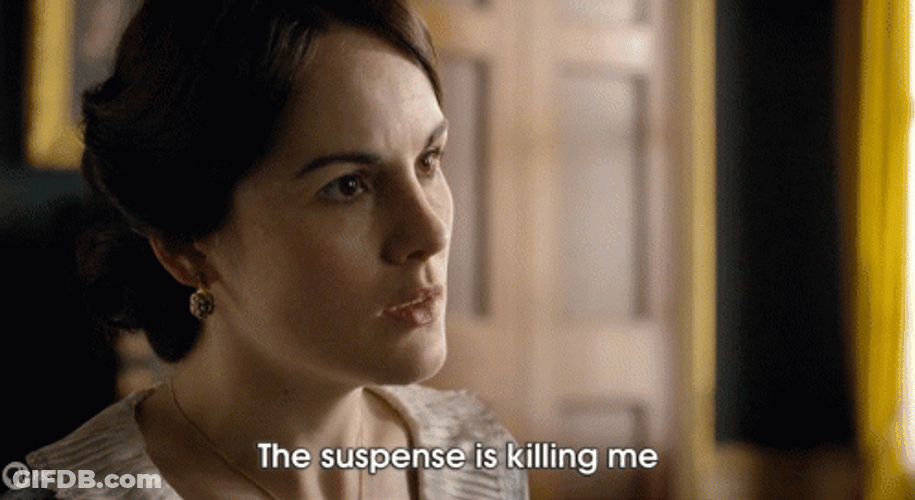 Classical Michelle Dockery Suspense Is Killing Me GIF