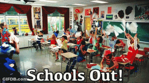 Classroom Full Of Children Schools Out GIF