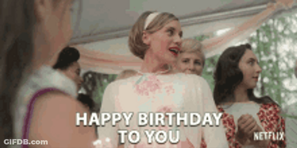 Classy Woman Happy Birthday Song GIF