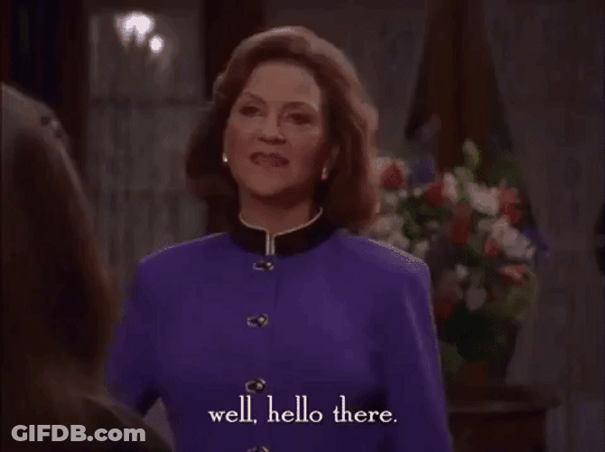 Classy Woman Well Hello There GIF