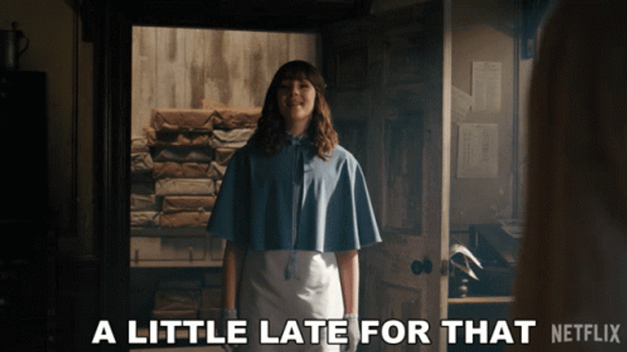 Claudia Jessie Too Late For That GIF