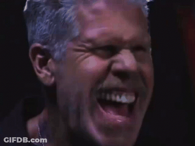 Clay Morrow Laughing Hard Sons Of Anarchy GIF