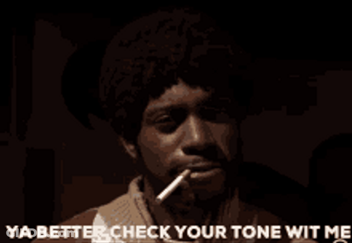 Clayton Bigsby Better Check Your Tone GIF